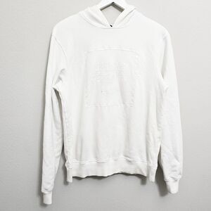 OPENING CEREMONY Men's Cloud White Embossed Box Logo Hoodie  $230